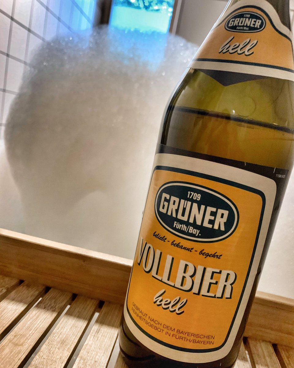 Vollbad, Vollbier, voll gemütlich.
