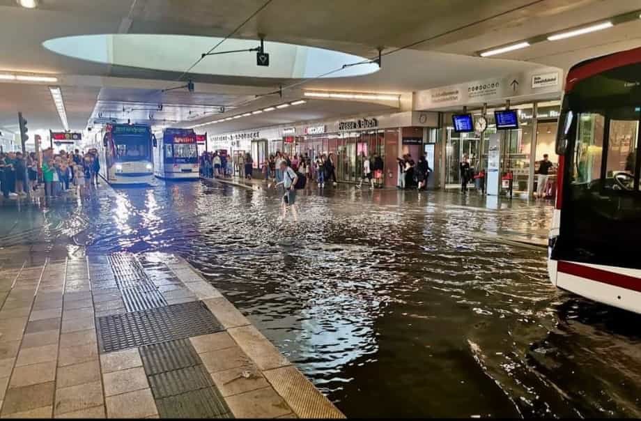 Unterführung am Hauptbahnhof. 