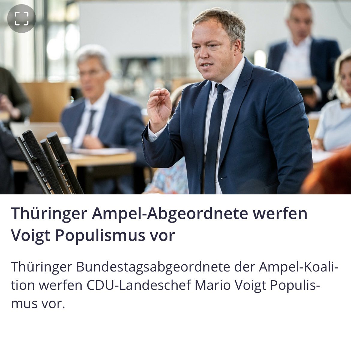 Der Kunde kann auch nur Populismus.